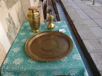 Παλιό, βαρύ σετ χαλκού NAZARETH Ισραήλ