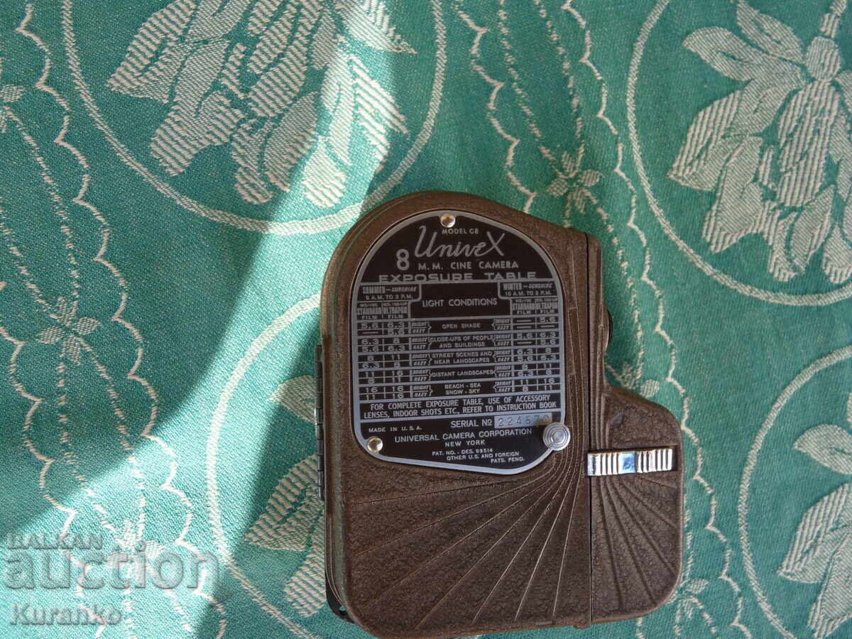 Cameră Mecanică UNIVEX USA ORIGINALĂ FUNCȚIONEAZĂ - 13 Cameră Mecanică UNIVEX USA ORIGINALĂ FUNCȚIONEAZĂ - 13