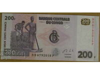 200 FRANC 2013, CONGO - UNC