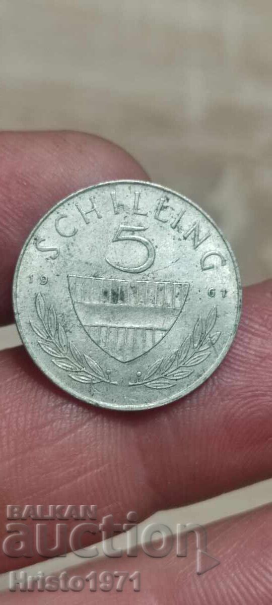 5 șilingi 1961