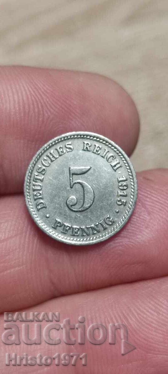 5 Pfennig 1915