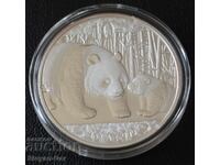 Monedă de Argint 1 OZ, PANDA Rară Anul Timpuriu 2011!