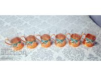 Συλλεκτικό Σετ: 6τμχ. Ρωσικά Ποτηροθήκες "Παραμύθι" ΣΣ