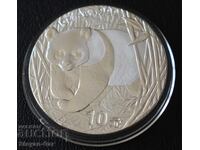 Monedă de Argint 1 OZ, PANDA Rară Anul 2002!