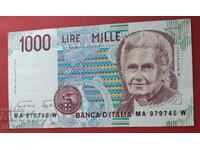 Bancnota-Italia-1000 lire 1990