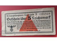 Банкнота-Германия-Вермахта-военнопленнически лагер-5 марки