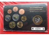 Естония-СЕТ 2011 от 8 евромонети +1 евро 2003-пробна