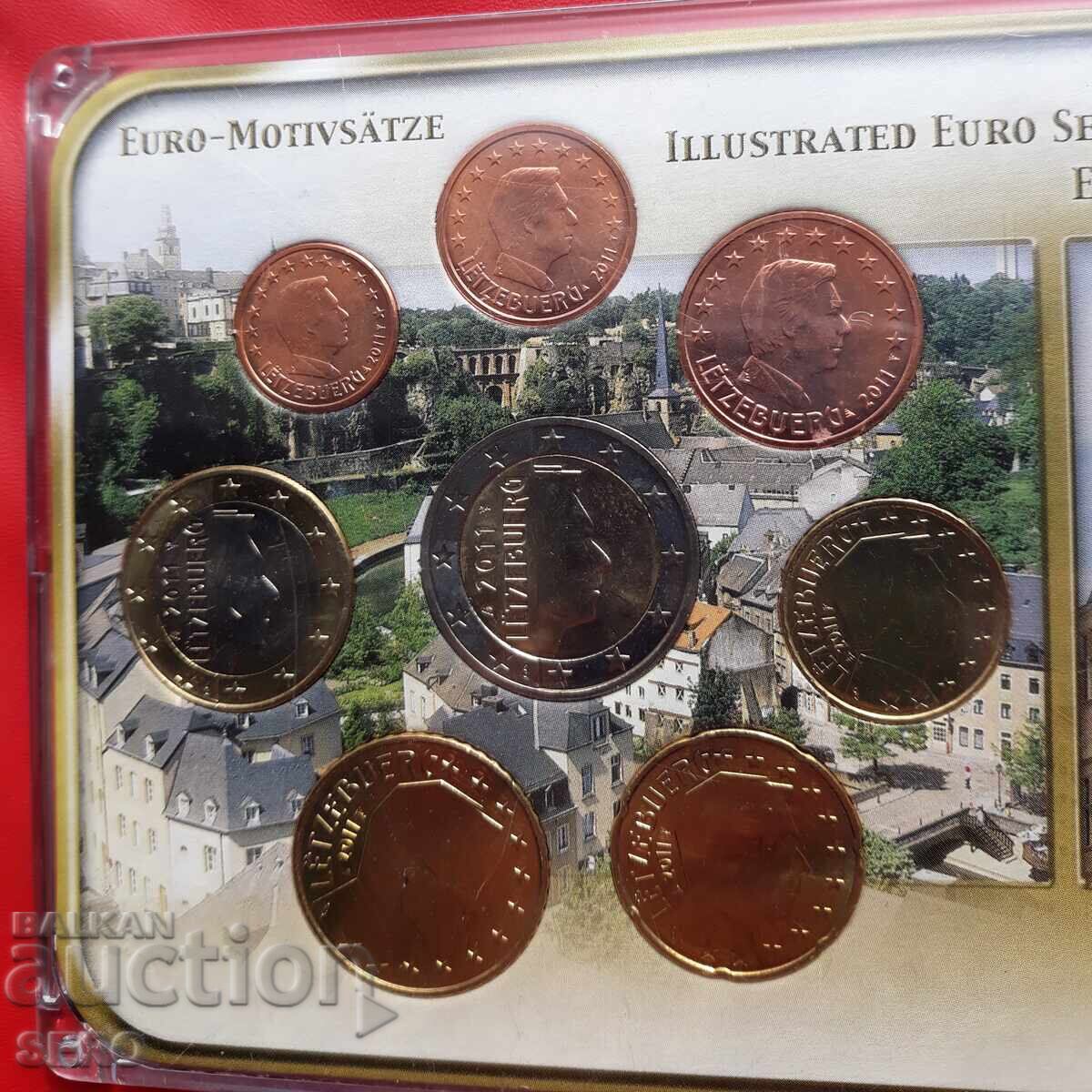 Λουξεμβούργο - ΣΕΤ 2011 από 8 ευρώνομισματα + μετάλλιο - 5