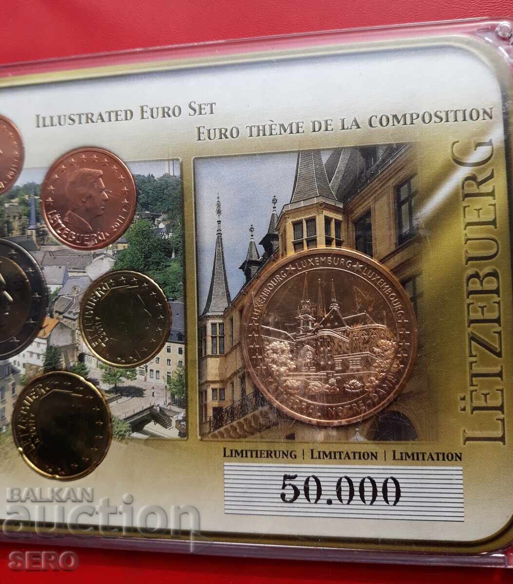 Λουξεμβούργο - ΣΕΤ 2011 από 8 ευρώνομισματα + μετάλλιο - 6