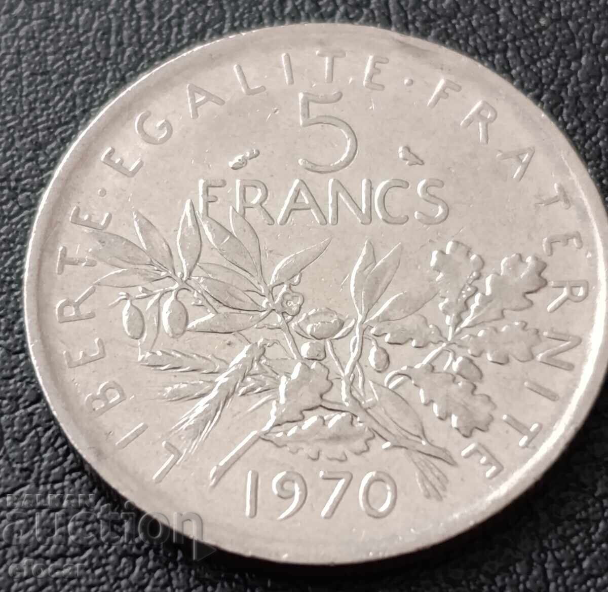 5 Franci Franța 1970 5 Franci Franța 1970