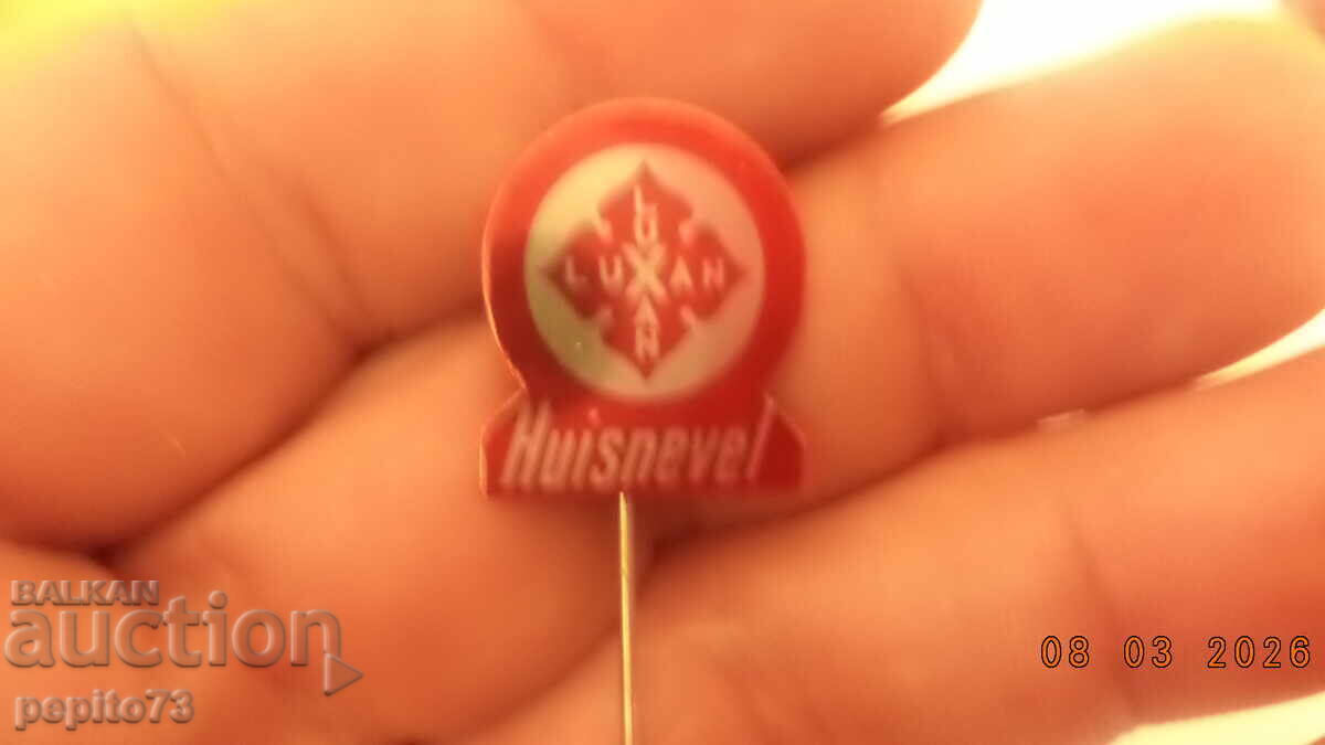 Insigna publicitară, LUXAR, pesticid pentru protecția plantelor cu preț € 1.00 | 1.96 BGN Insigna publicitară, LUXAR, pesticid pentru protecția plantelor cu preț € 1.00 | 1.96 BGN