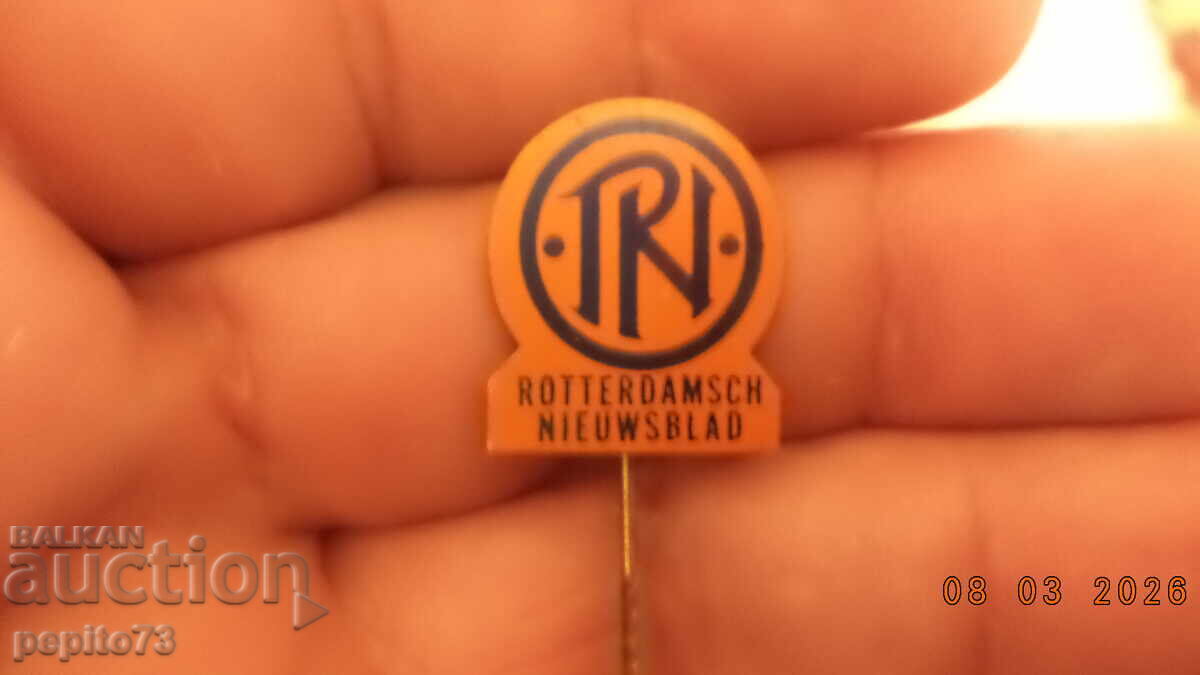 Διαφημιστικό έμβλημα, Rotterdamsch Nieuwsblad, Ολλανδική εφημερίδα