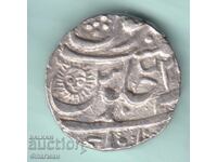 India, Indore State 1 Rupee 1760 Shah Alam II