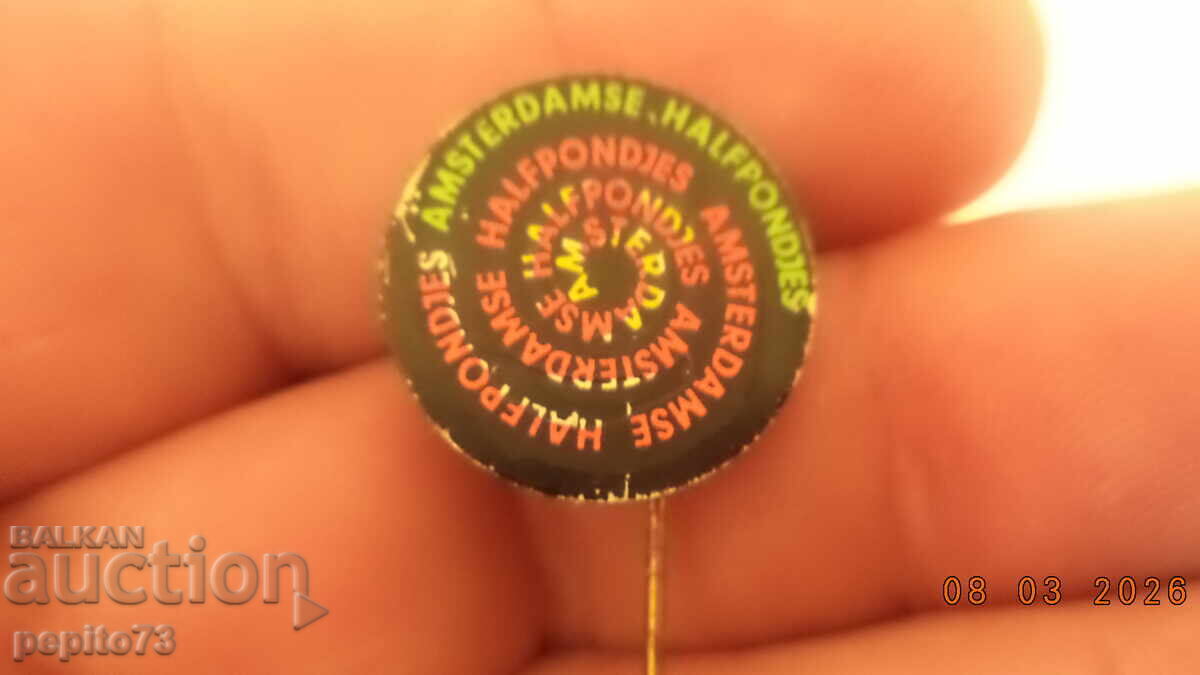 Znachki reklamni, Amsterdamse Halppondjes, produkt de uns