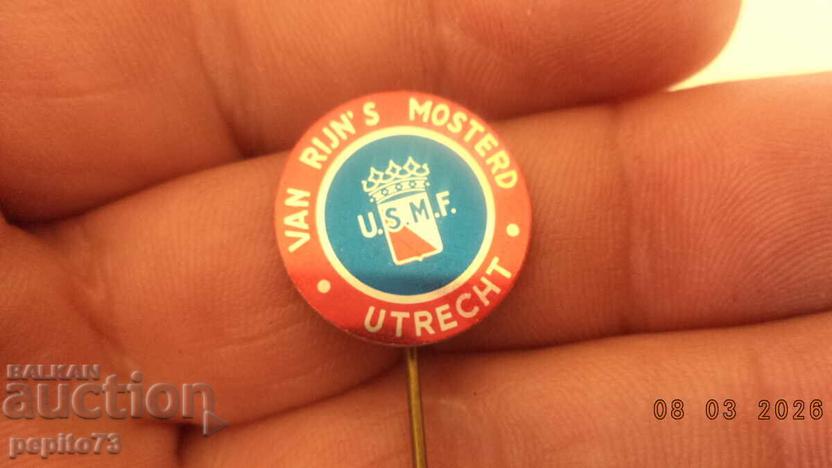 Insigna publicitară, Van Rijns Mosterd, marcă de muștar