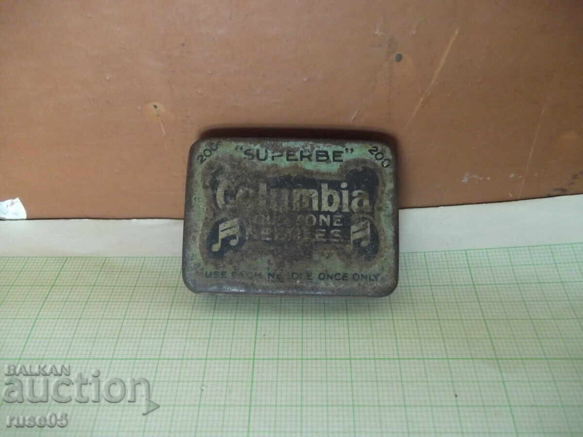 Cutie veche pentru ace de gramofon