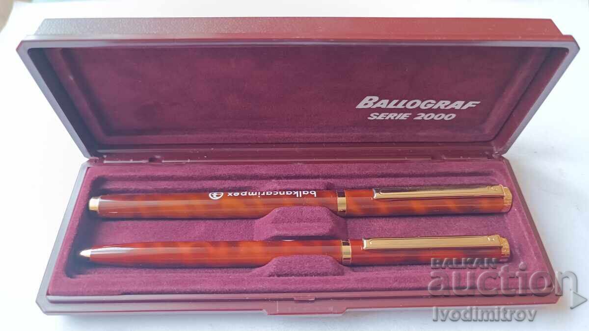 Ballograf Serie 2000 Fountain Pen and Ballpoint Pen