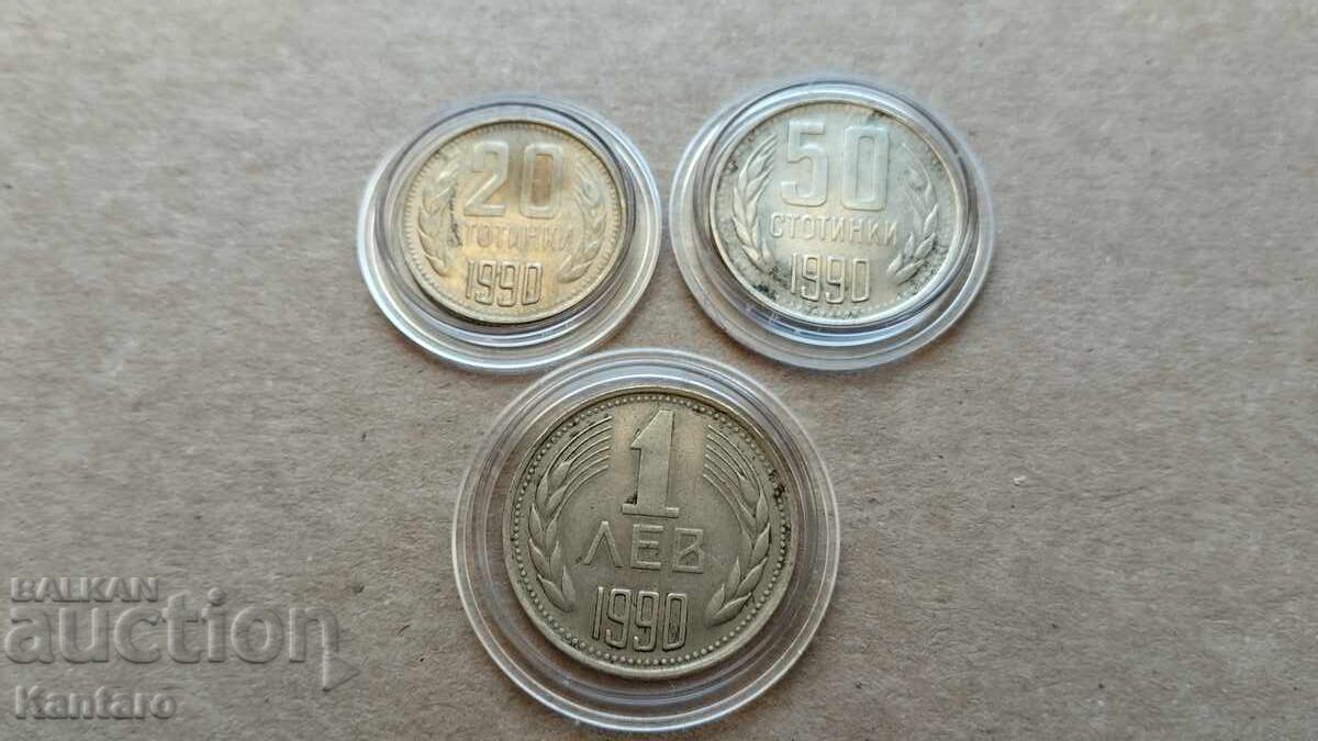 Licitație Monedă - BULGARIA - LOT COMPLET - 1990
