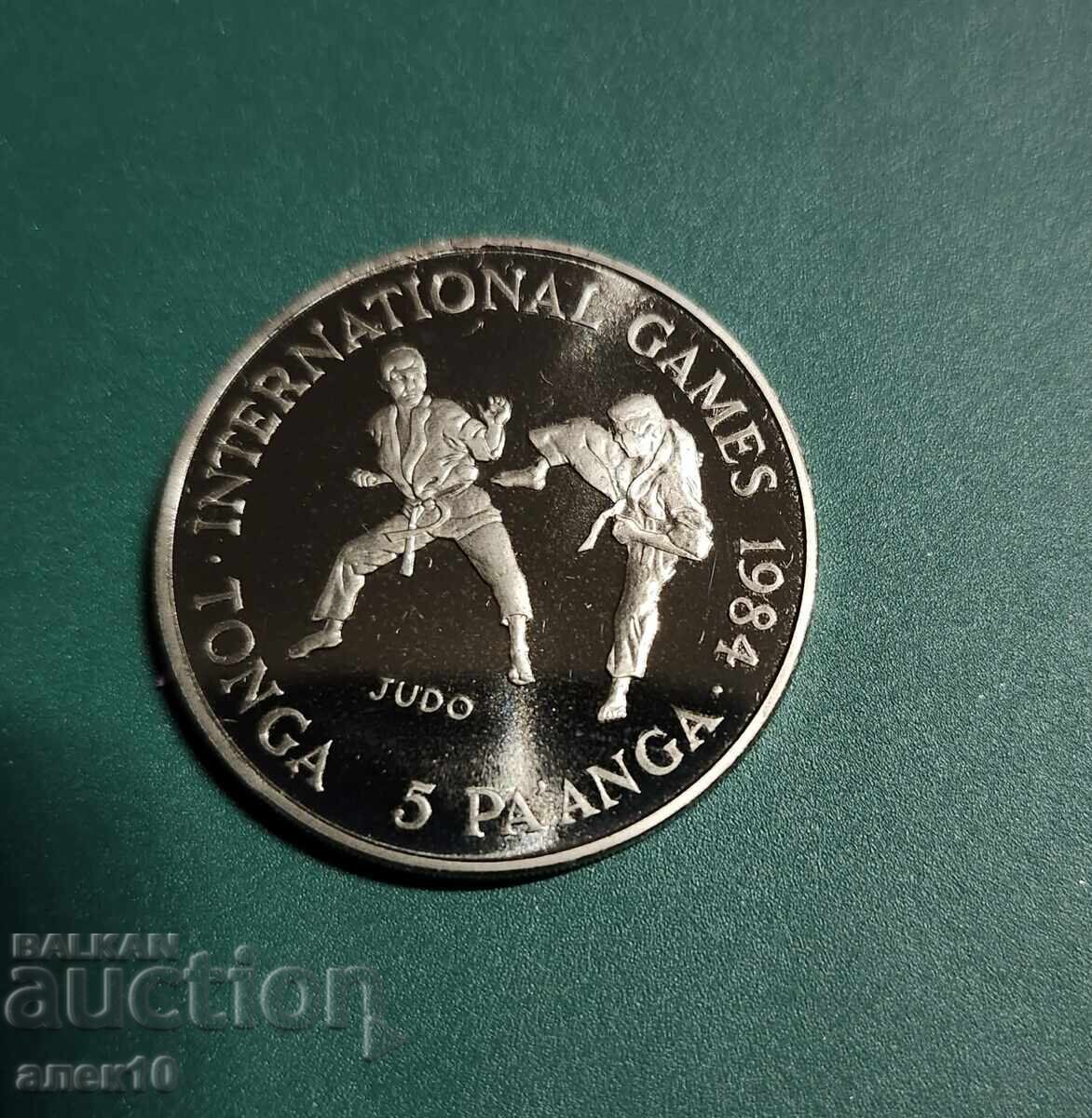 Tonga 5 pa'anga 1984 Tonga 5 pa'anga 1984