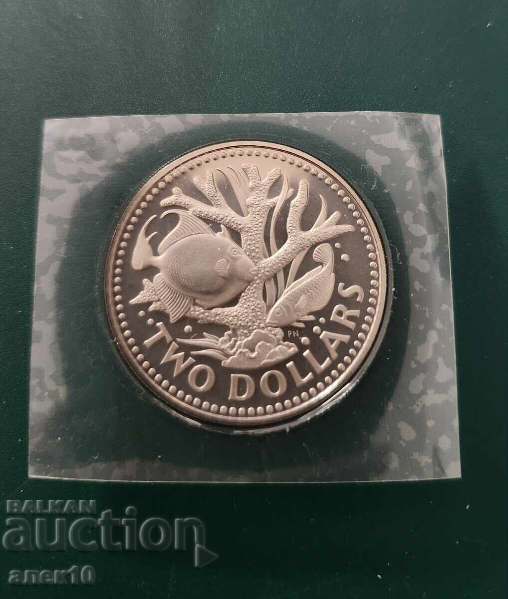 Barbados 2 dolari 1973