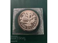 Барбадос  2 долар  1973