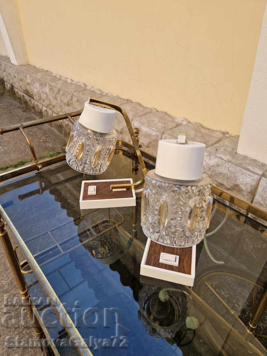 Доставка на Чифт страхотни антикварни немски настолни лампи