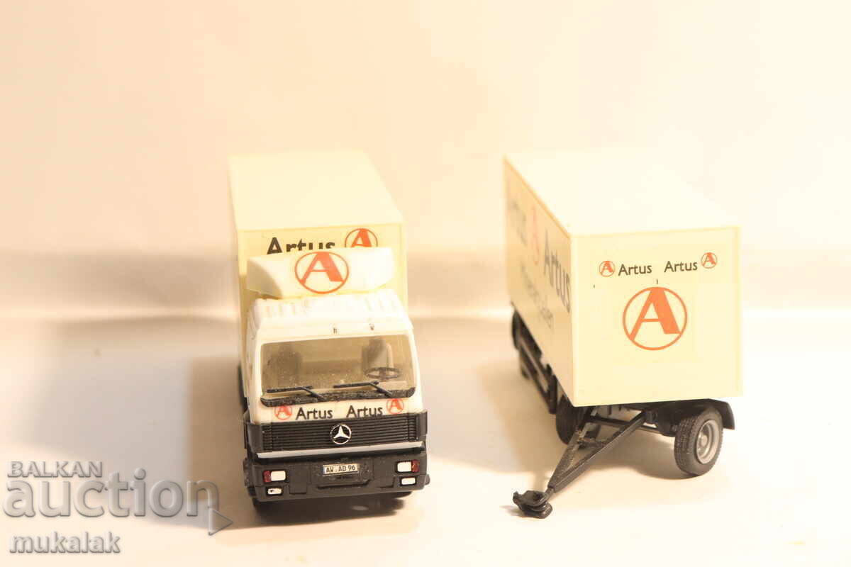 Παράδοση HERPA H0 1/87 MERCEDES BENZ ΦΟΡΤΗΓΟ ΑΥΤΟΚΙΝΗΤΟ KOLICHKA KAMION ΜΟΝΤΕΛΟ
