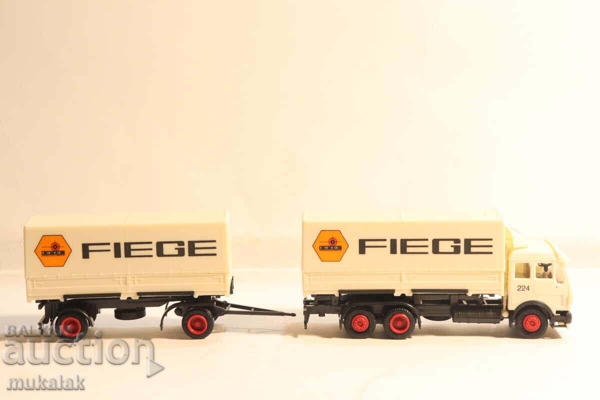 HERPA H0 1/87 MERCEDES BENZ TIR COLIȚĂ CAMION MODEL - 5