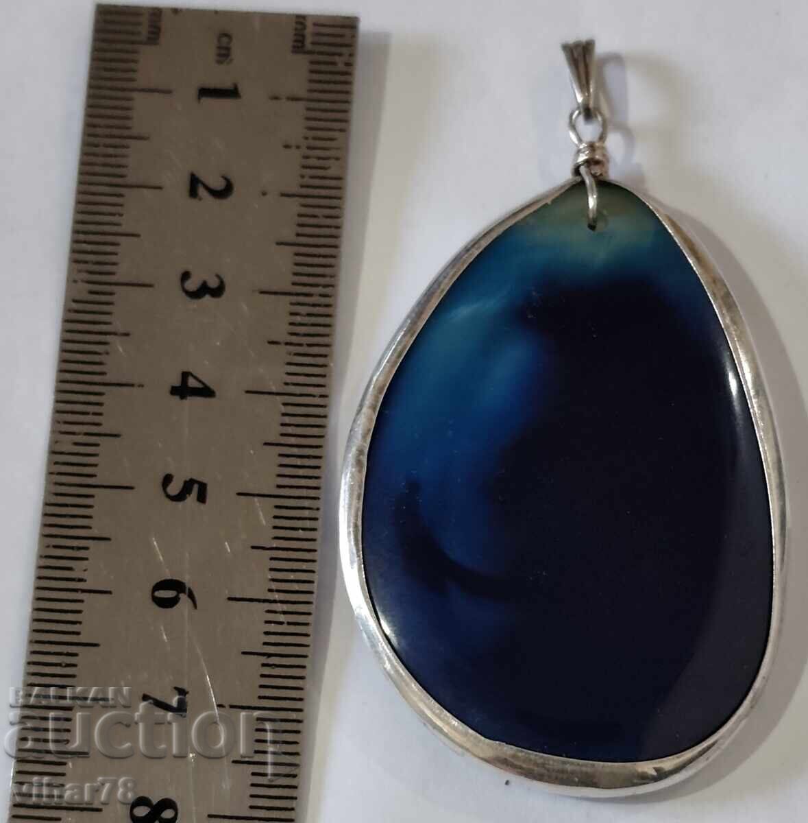 Pandantiv Argintiu Mare cu Agat cu preț € 119.99 | 234.68 BGN