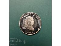 Liberia 5 Dollar 2000 Adams