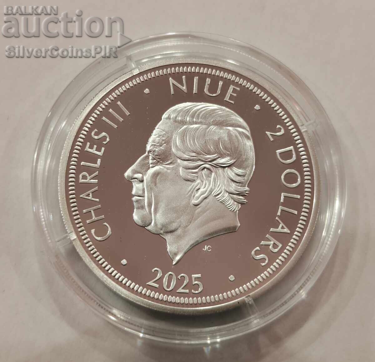 Παράδοση Ασήμι 1 oz Τσέχικος Λέων 2025 Έγχρωμο Παράδοση Ασήμι 1 oz Τσέχικος Λέων 2025 Έγχρωμο