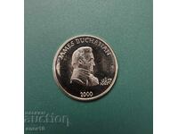 Liberia 5 Dollar 2000 Buchanan