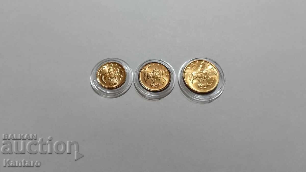 Coin - BULGARIA - Lot - 1 ; 2 ; 5 stotinki - 2000 - UNC - 6 Coin - BULGARIA - Lot - 1 ; 2 ; 5 stotinki - 2000 - UNC - 6