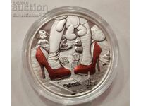 Сребро 1/2 oz На Мама Момичето 2023