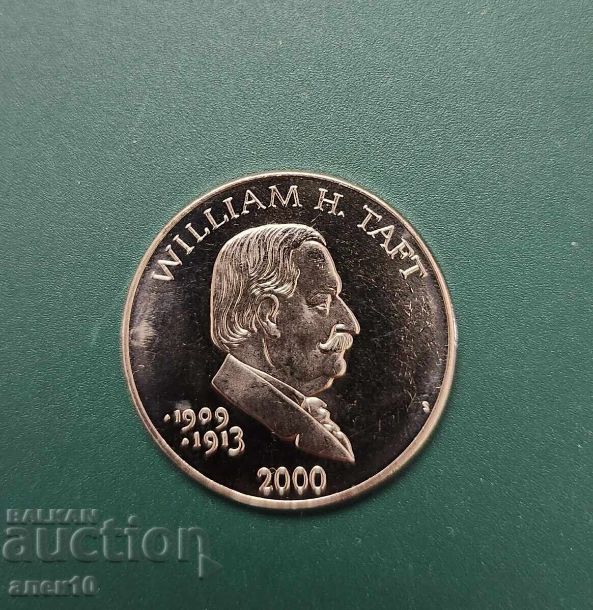 Либерия 5 долар  2000    Тафт