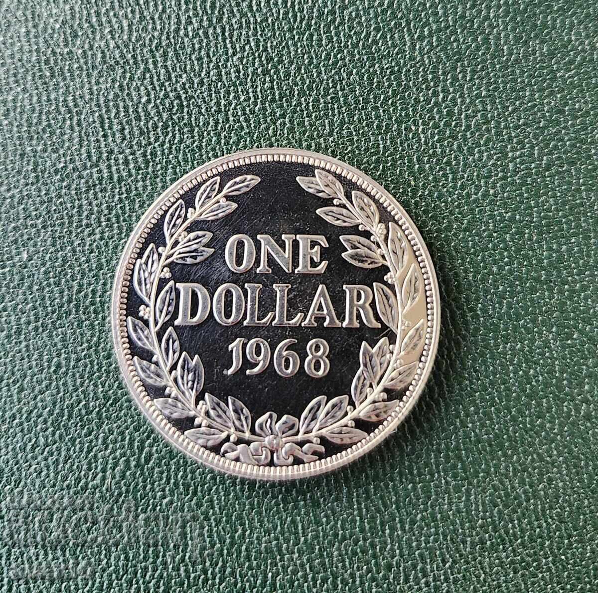 Liberia 1 dolar 1968
