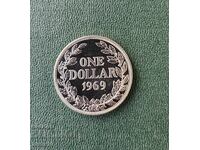 Либерия 1 долар  1969