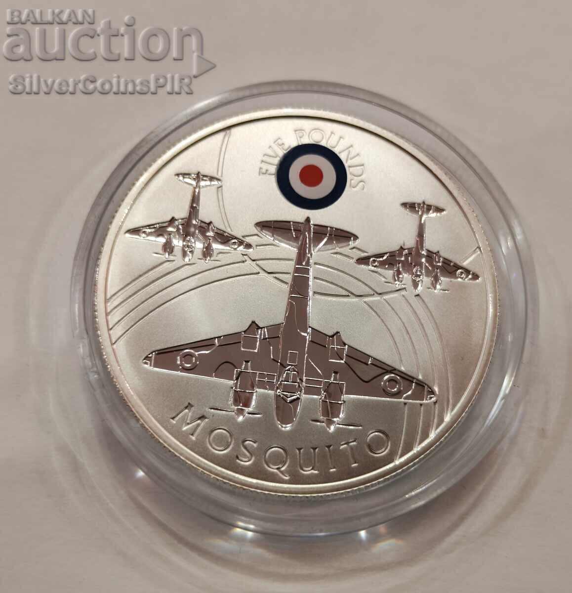 Ασημένια 5 Λίρες 2008 Βασιλική Αεροπορία