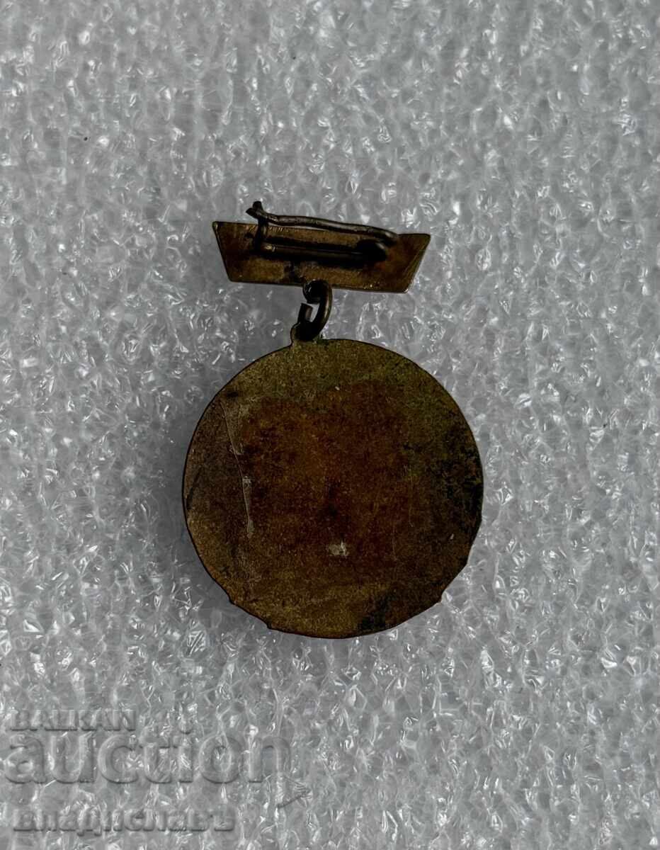 Semn de piept NRB (Republica Populară Bulgaria) timpuriu, 10 ani GORUBSO 1950-1960 cu preț € 30.00 | 58.67 BGN