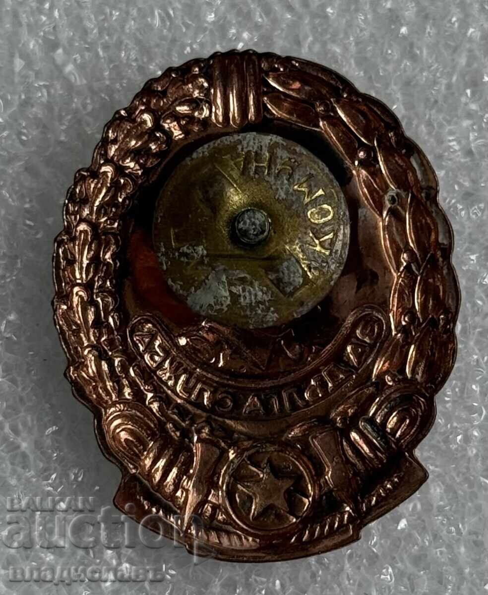 Very rare firefighter breast badge - For Long Service - 7 Very rare firefighter breast badge - For Long Service - 7