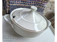 Πορσελάνινο σουπνικ με χρυσό χείλος