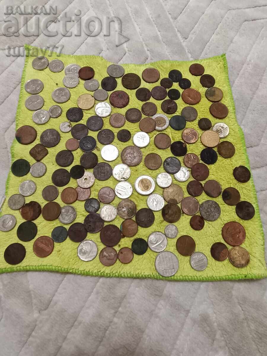 Μεγάλη παρτίδα νομισμάτων, διάφορες ονομαστικές αξίες