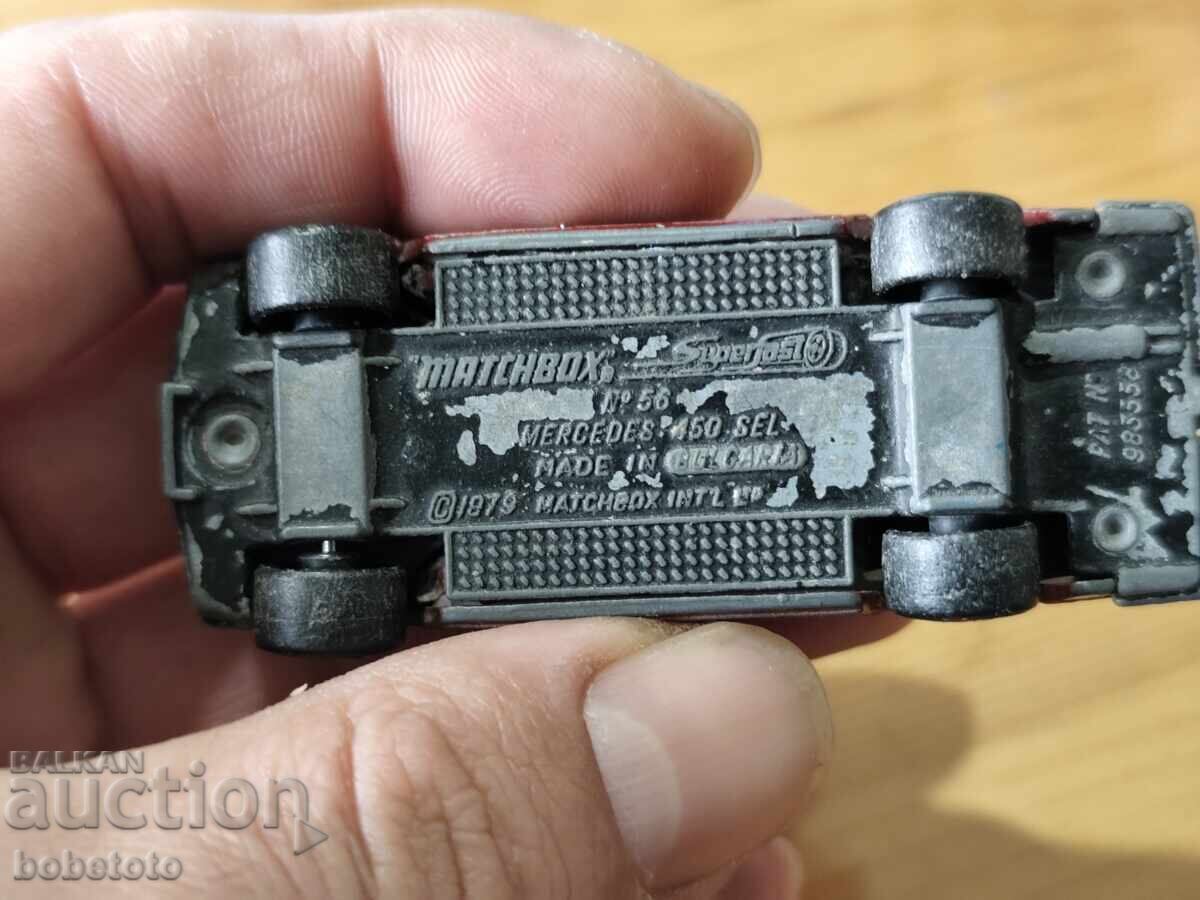 Cărucior bulgăresc Matchbox Mercedes 450 SEL - 5