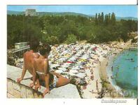 Картичка  България  Варна  Курорт Дружба Плажът 23*