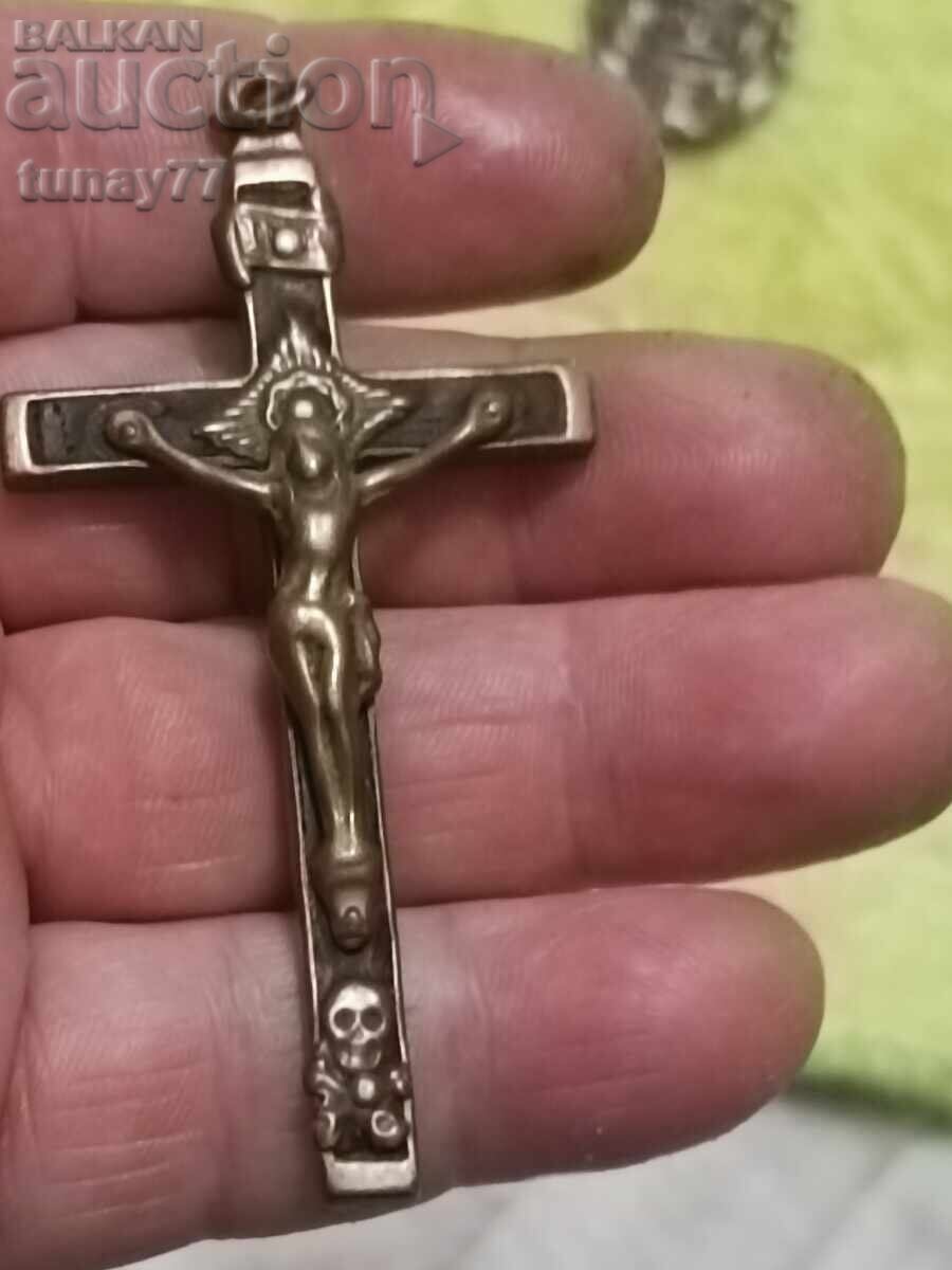 Lot triplu inel rar Cruce bronz și altele - 5