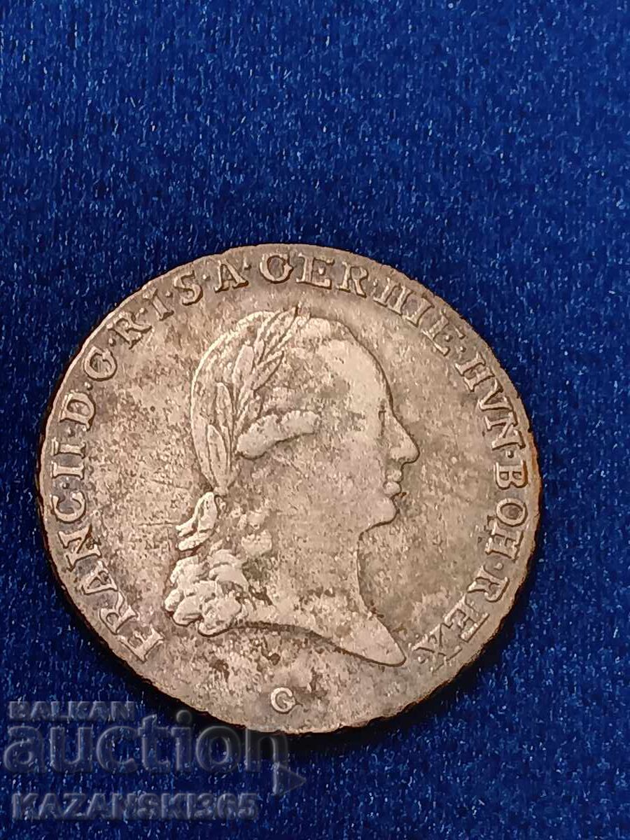 Δημοπρασία 1 κρόνενταλερ 1797 sreβρένιο νόμισμα