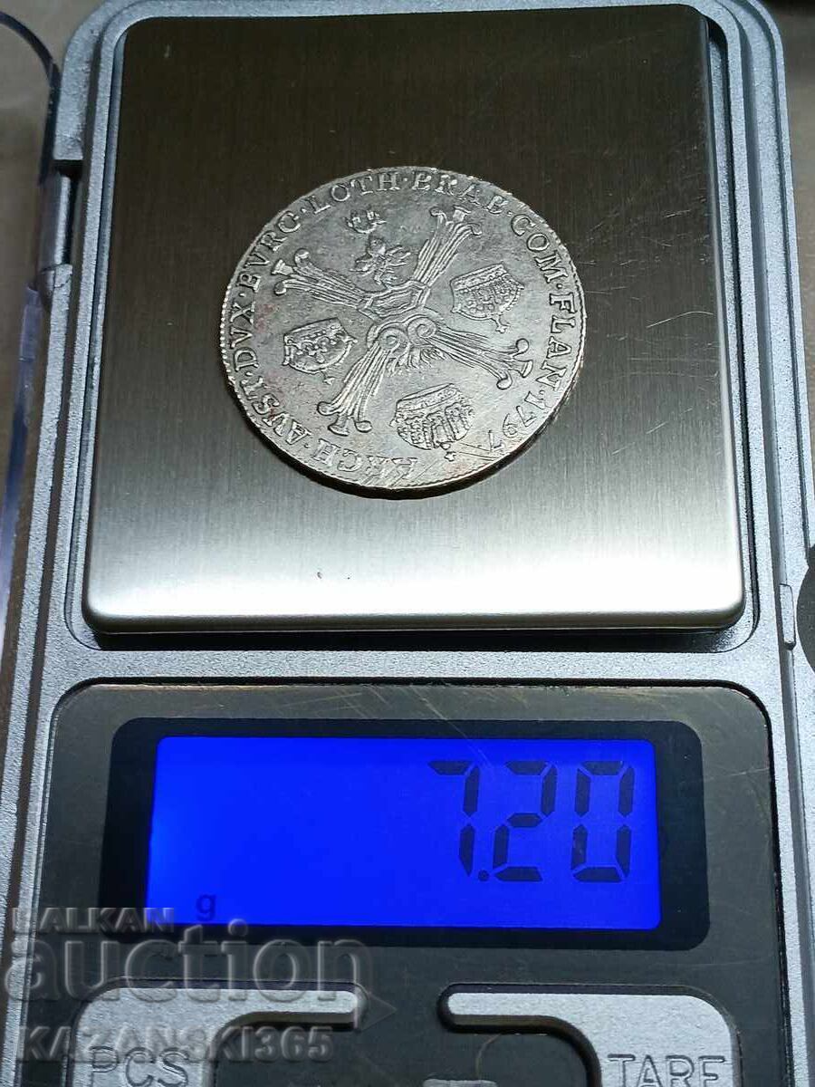 Auction 1/4 Kronentaler 1797 silver coin from Auction 1/4 Kronentaler 1797 silver coin from