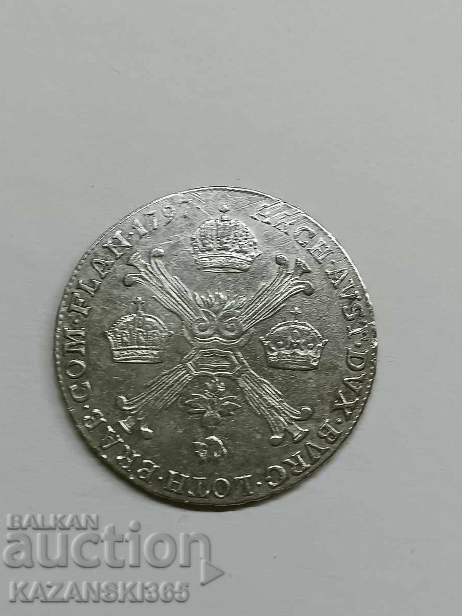 1/4 Kronentaler 1797 silver coin from 1/4 Kronentaler 1797 silver coin from