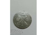 1/4 cronentaller 1797 monedă de argint din