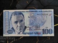Bancnotă - Armenia - 100 dram UNC | 1998